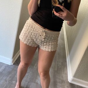 Forever 21 White Lace Shorts